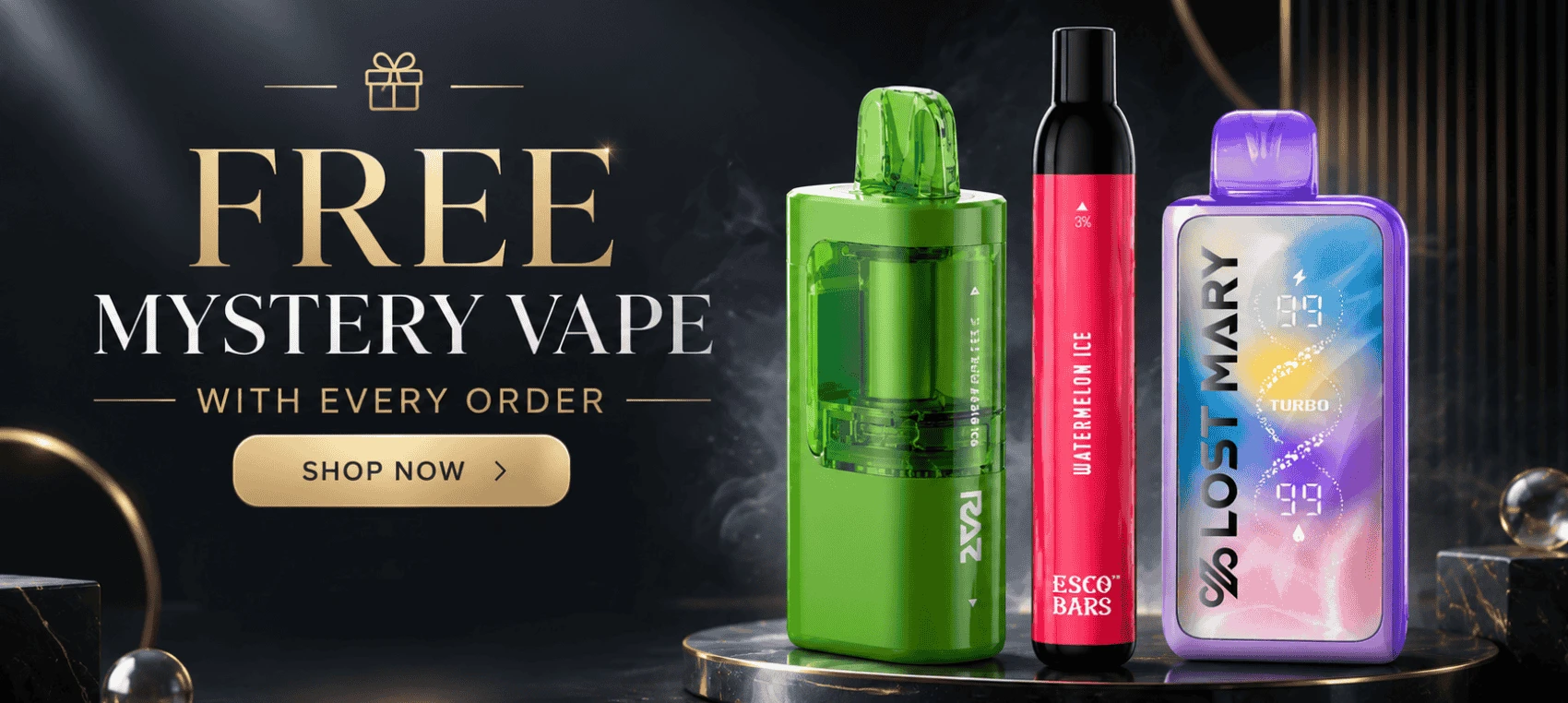 Free Mystery Vape With Every Order