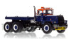 Mack RD800 Tandem Axle Tractor with Ballast Tray - Orange/Blue over Black (HHR129B-2)