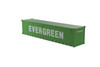 40' Dry Goods Sea Container Color - Evergreen (91027D)