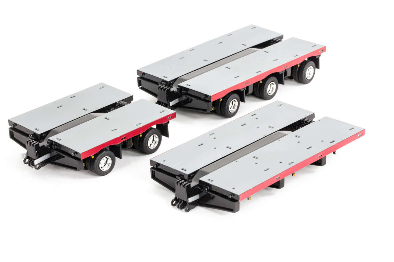 1:50 diecast scale model of Drake Steerable Low Loader Trailer Accessory Kit in NHH Livery