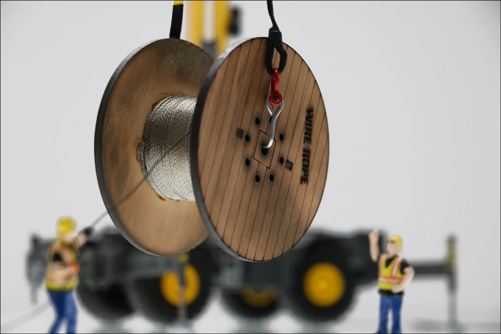 Wooden Cable Reel 2.8" Round - alternate view 2
