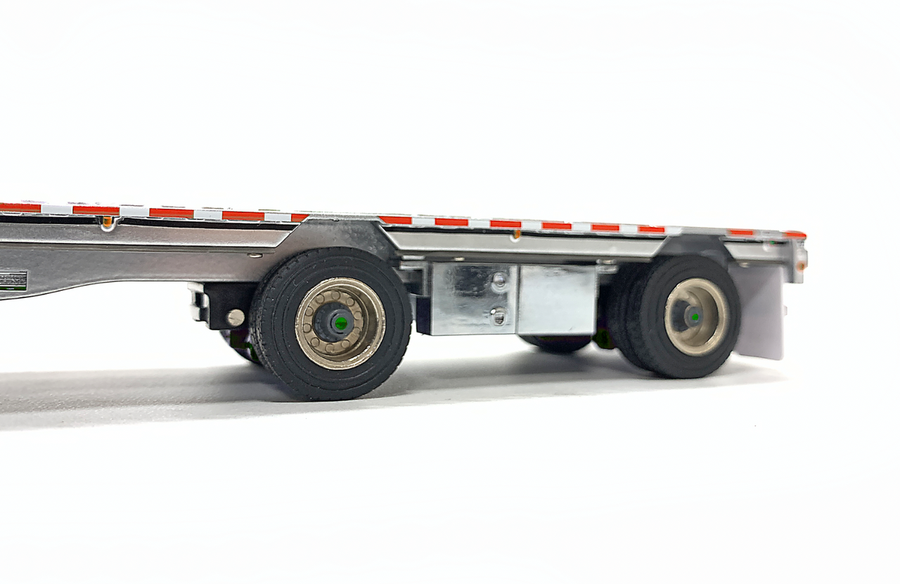 Red Weiss Bros 1:50 Scale #027-1702 New! East Step Drop Deck Aluminum Trailer 