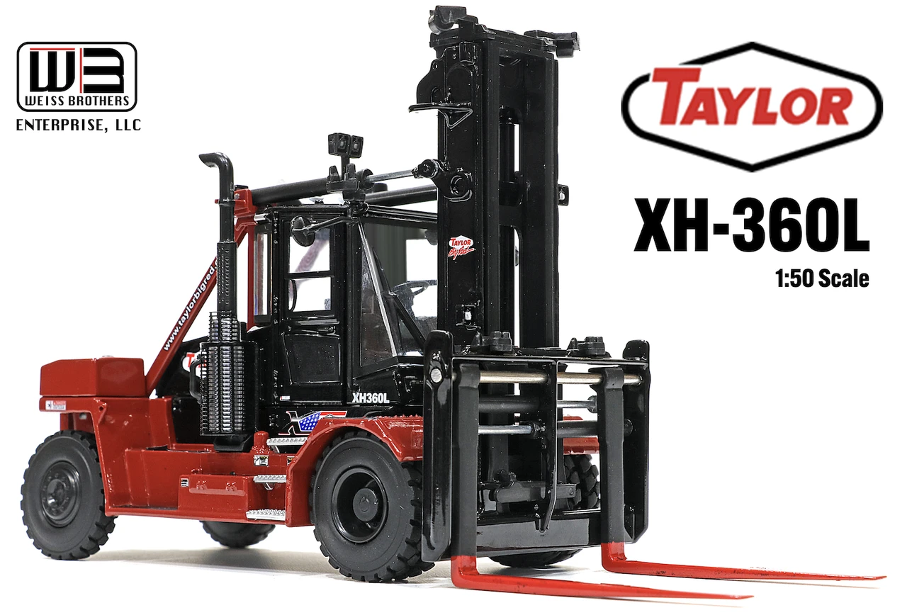 Taylor XH-360L Forklift - Legacy Red - alternate view 2