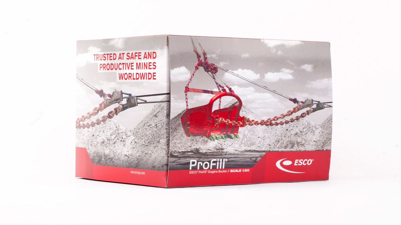 Esco 155 Cubic Yard ProFill Dragline Bucket - Red - alternate view 16
