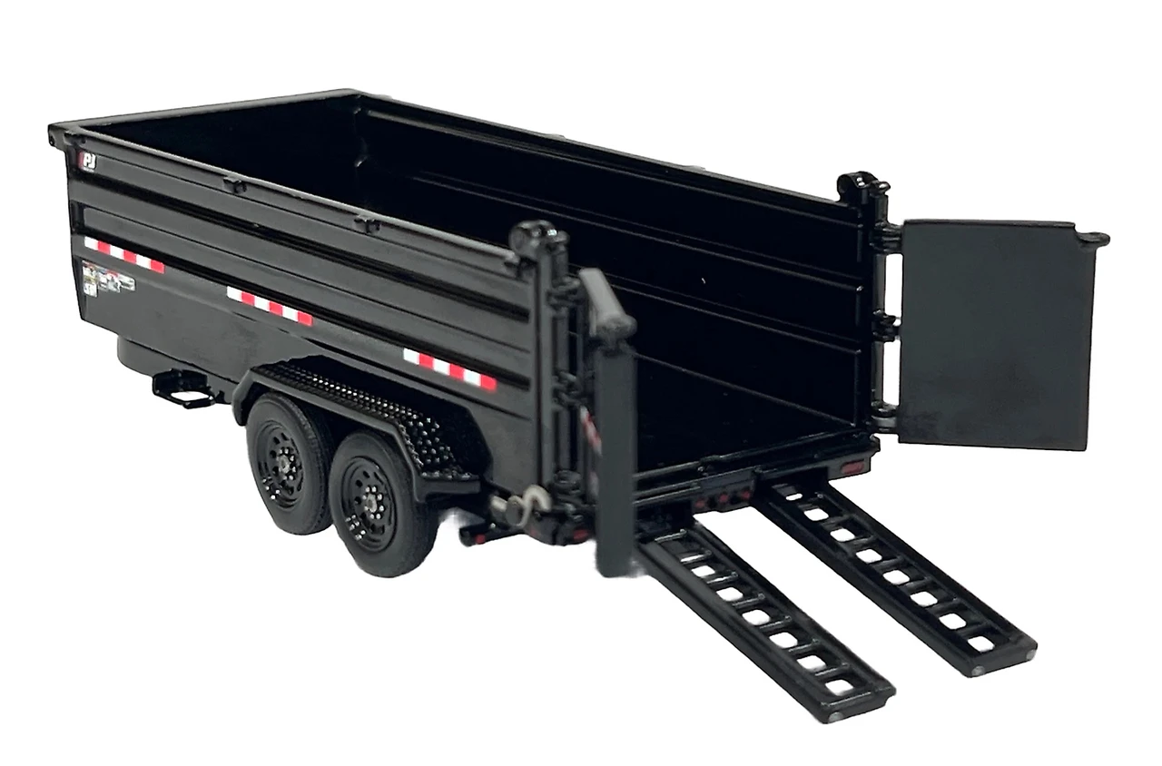 PJ Dump DM Trailer - Black - alternate view 4