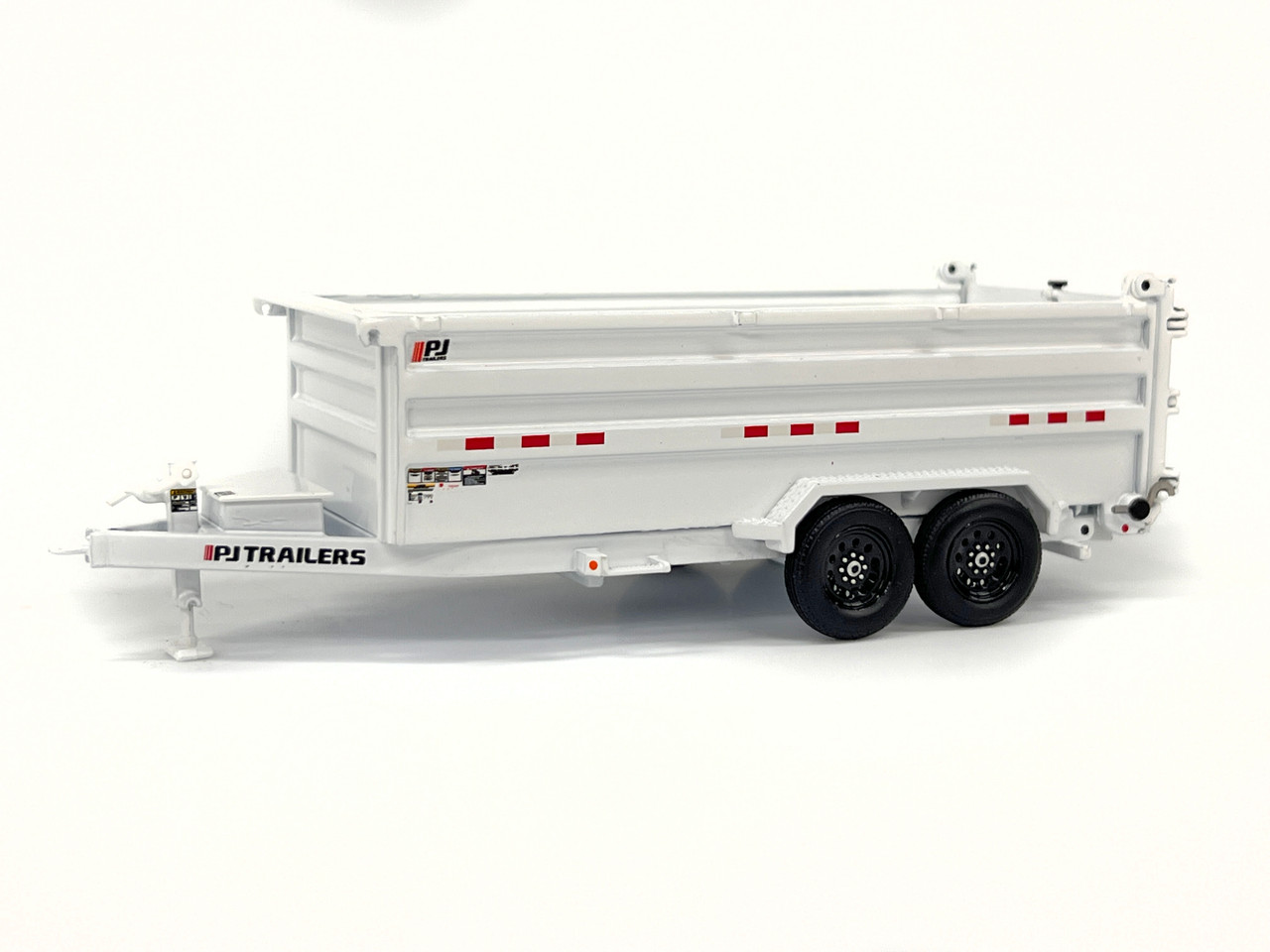 PJ Dump DM Trailer - White