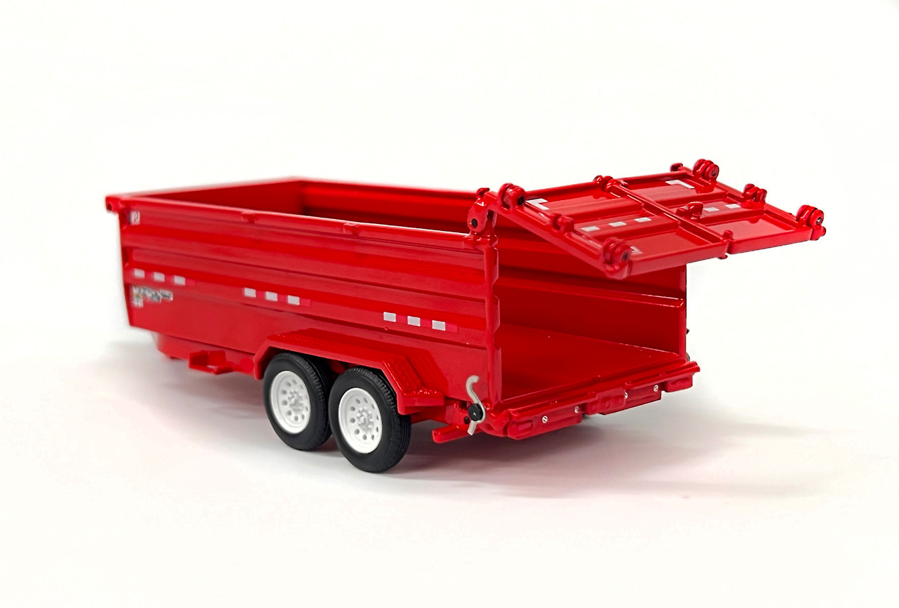 PJ Dump DM Trailer - Red - alternate view 3
