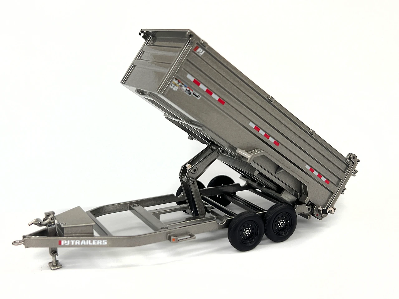 PJ Dump DM Trailer - Silver - alternate view 2