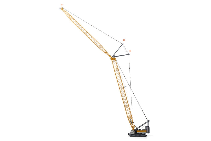 Liebherr LR 1400 SX Crawler Crane – 1:50 Scale Diecast Model by WSI