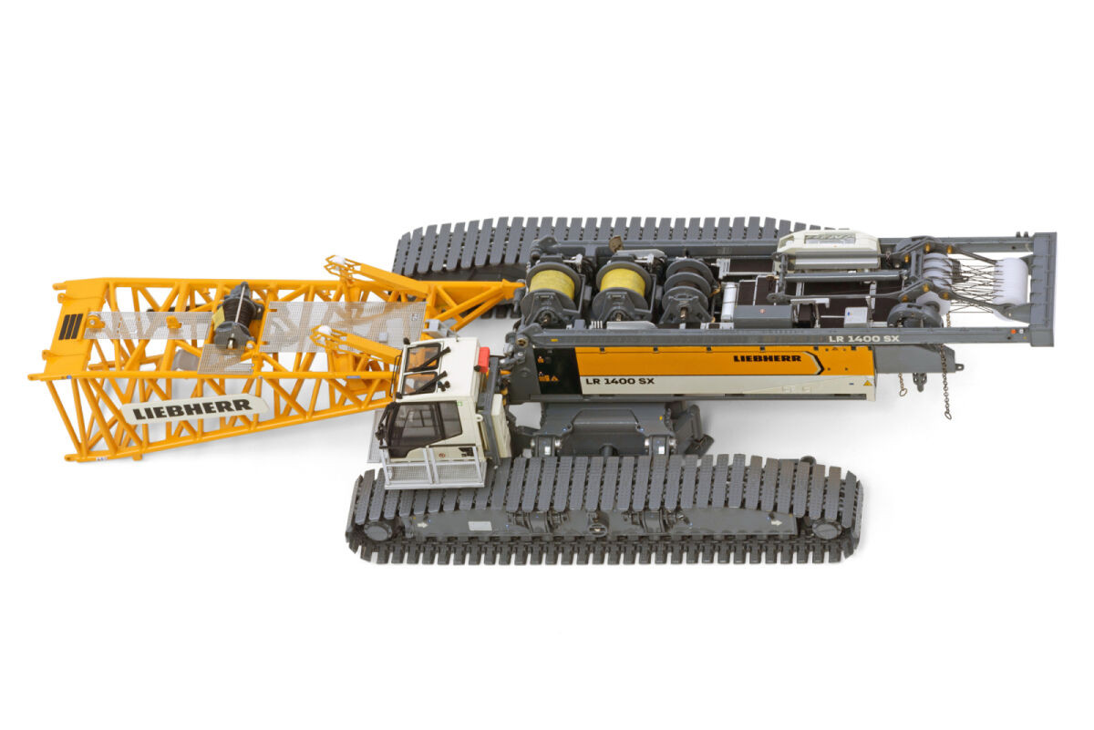 Liebherr LR 1400 SX Crawler Crane – 1:50 Scale Diecast Model by WSI