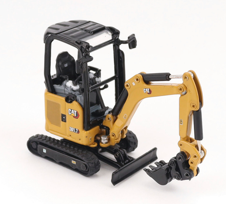 Cat 301.7 CR Mini Hydraulic Excavator - Next Generation - 1:50 Scale