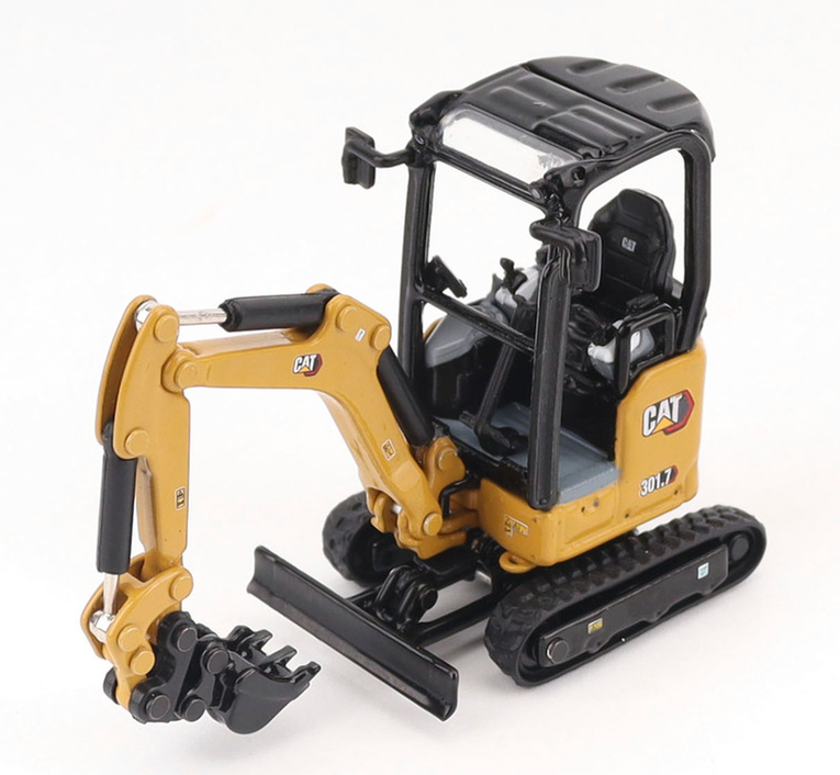 Cat 301.7 CR Mini Hydraulic Excavator - Next Generation - 1:50 Scale