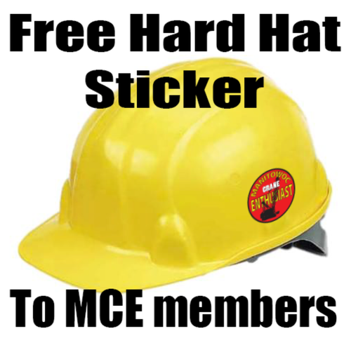 Manitowoc Crane Enthusiasts Sticker