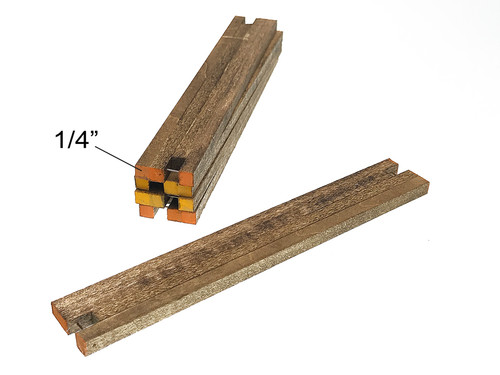 New 1/4" wooden crane mats - 1:50th scale