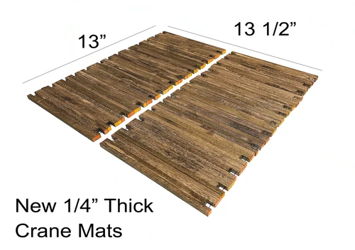 Wooden Crane Mats - 26 qty