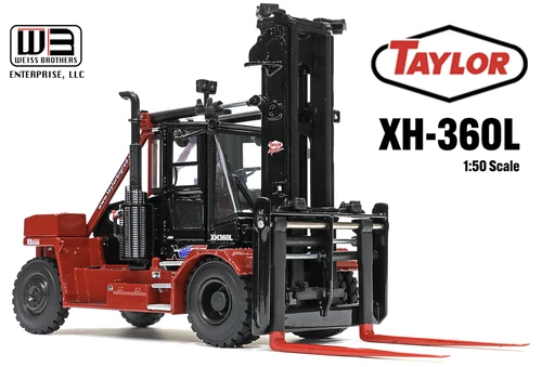 Taylor XH-360L Forklift - Legacy Red - alternate view 2
