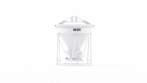 Gar-Bro "R" Series Lightweight Round-Gate Concrete Bucket - alternate view 2