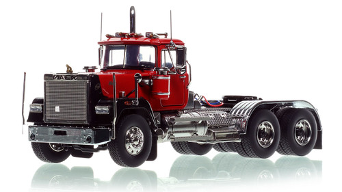 Mack Superliner Tandem Axle Tractor - Red over Black