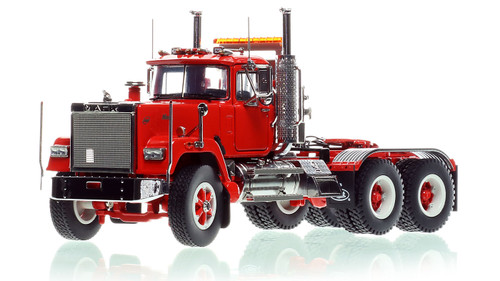 Mack Superliner Heavy Spec Tandem Axle Tractor - Red over Red