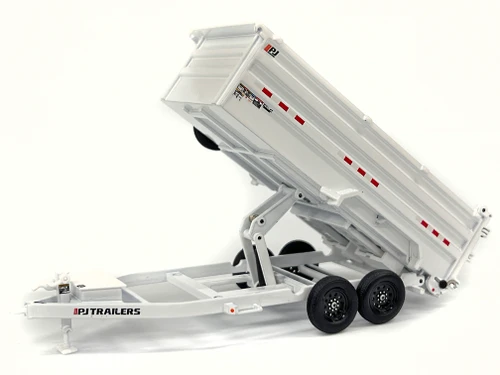PJ Dump DM Trailer - White - alternate view 2