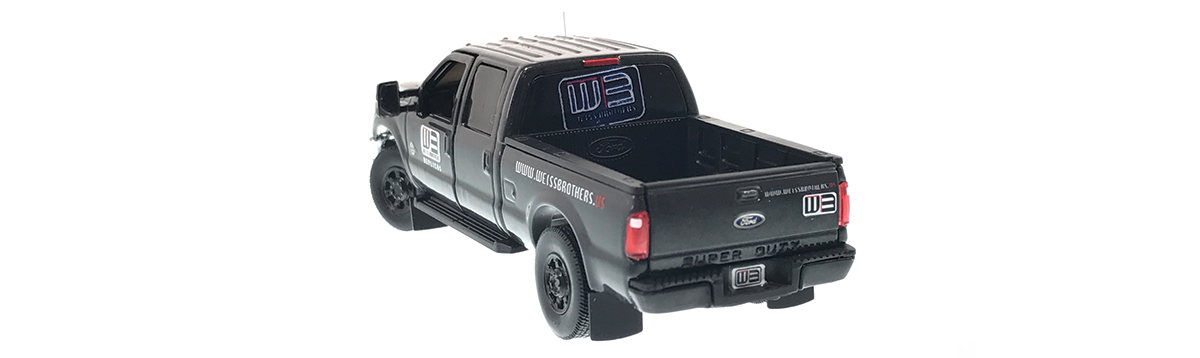 Order your Weiss Brothers Replicas Ford F-250 diecast scale model today!