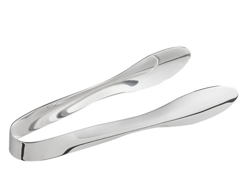 Acopa 6" 18/8 Stainless Steel Tongs with Smooth Edge