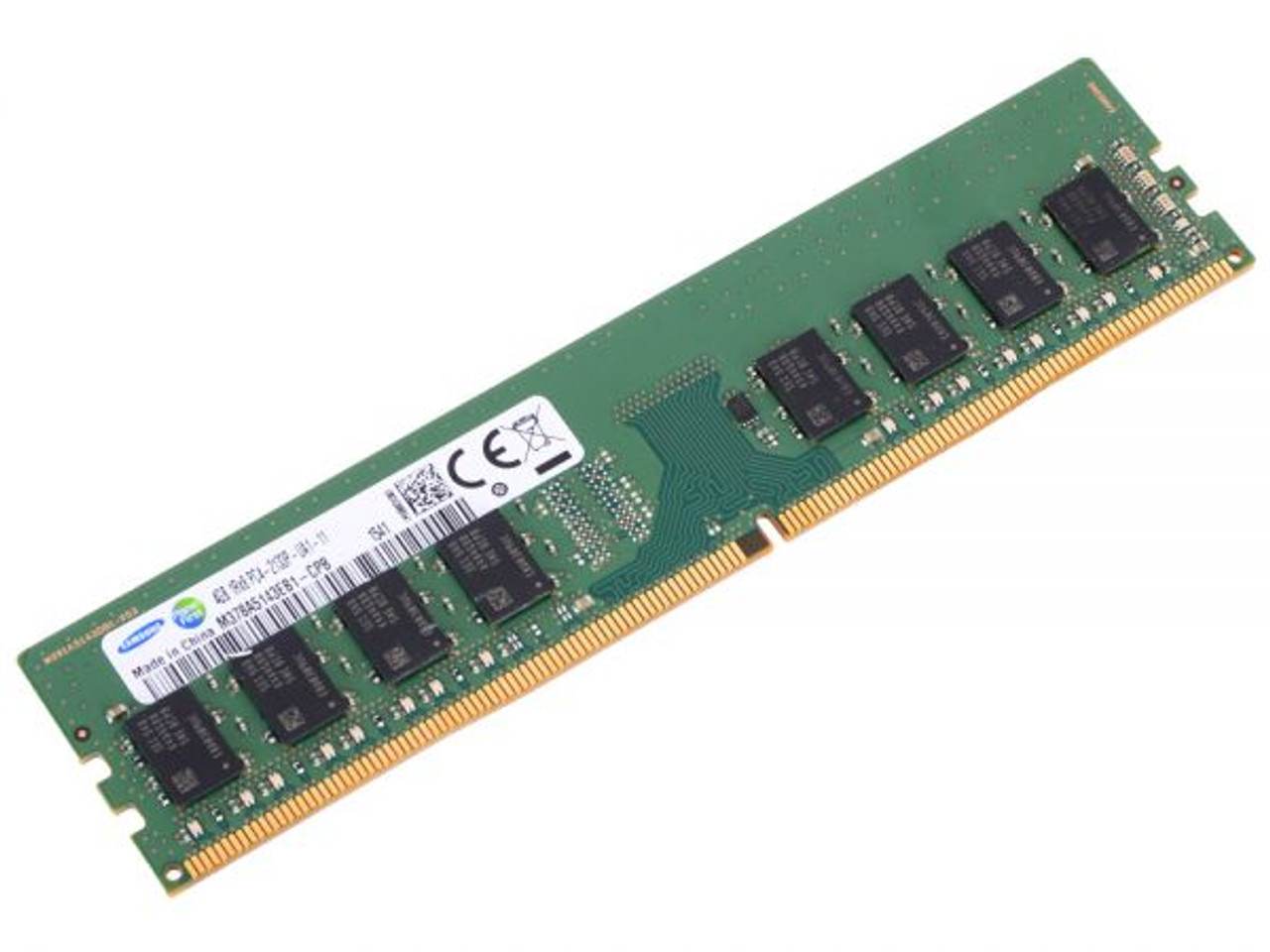 Samsung 4GB DDR4 2133MHz PC4-17000 288-Pin non-ECC Unbuffered DIMM Desktop  Memory M378A5143EB1-CPB