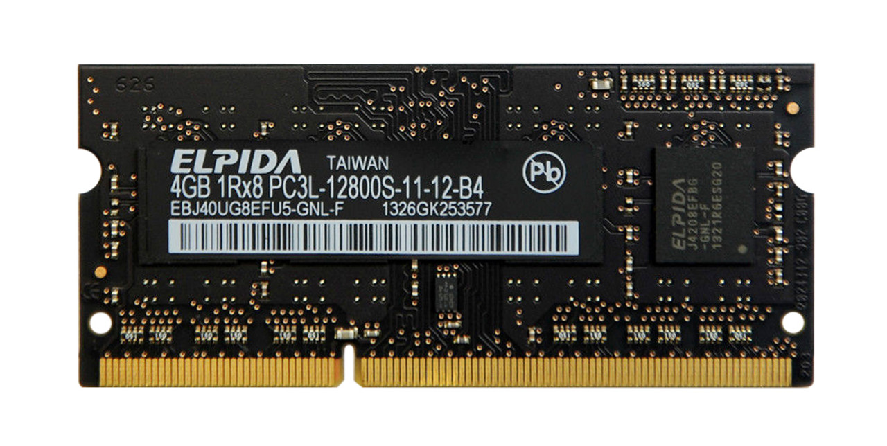 Elpida EBJ40UG8EFU5-GNL-F 4GB DDR3 1600MHz Laptop Memory