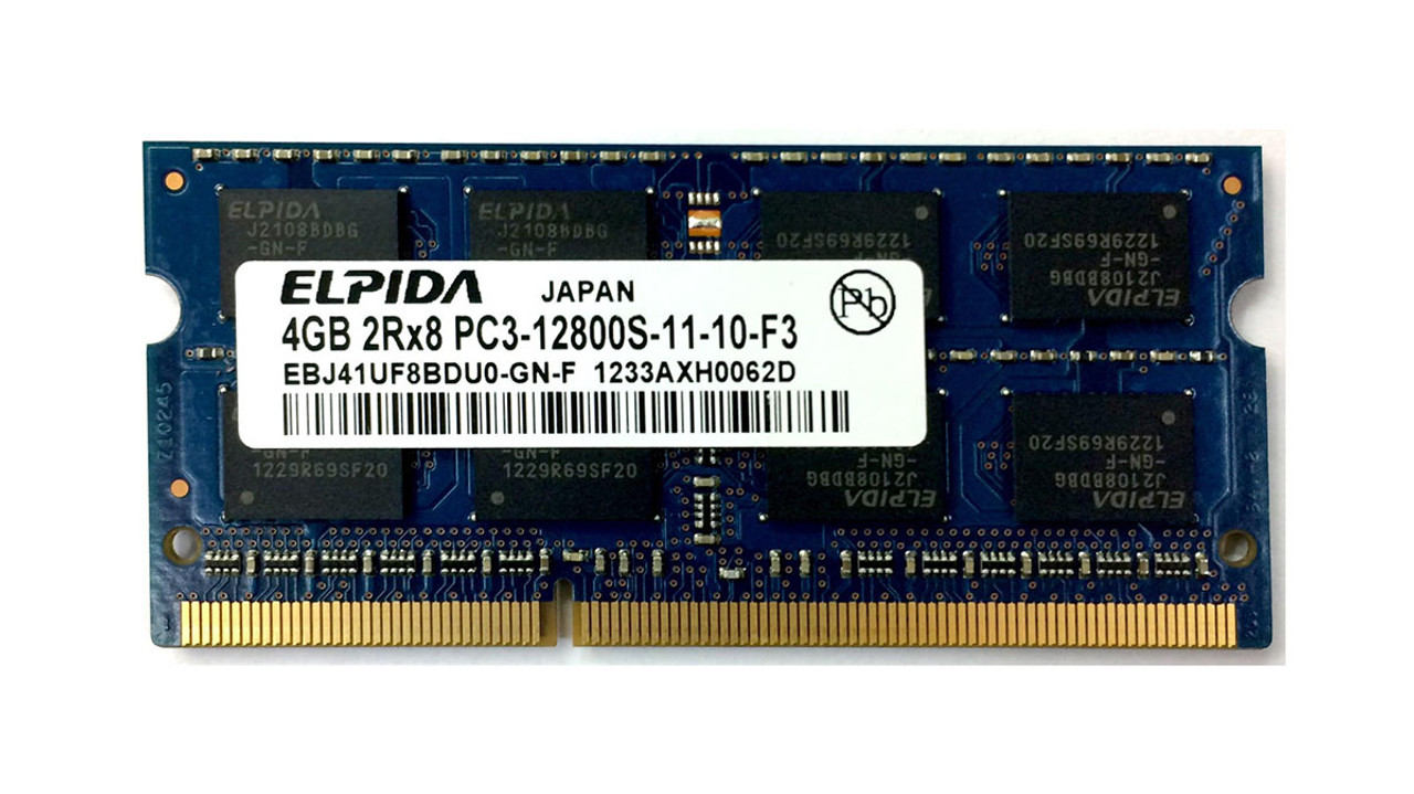 Elpida EBJ41UF8BDU0-GN-F 4GB DDR3 1600MHz Laptop Memory