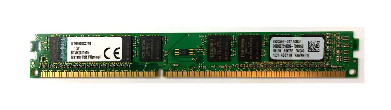 Kingston 4GB 1600MHz DDR3 PC3-12800 non-ECC Unbuffered 240-Pin Single Rank  DIMM OEM Desktop Memory KTH9600CS/4G