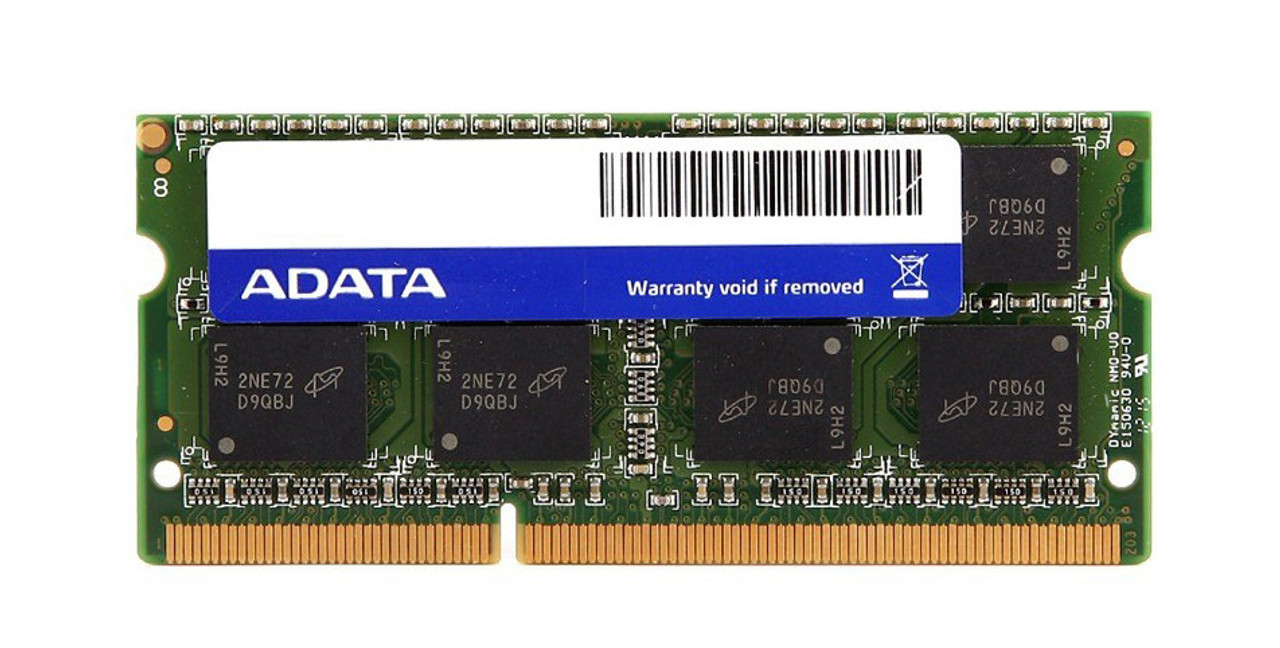 ADATA 4GB 1600MHz DDR3 PC3-12800 non-ECC Unbuffered 204-Pin SoDIMM OEM  Memory MIF4D2C087KZ1