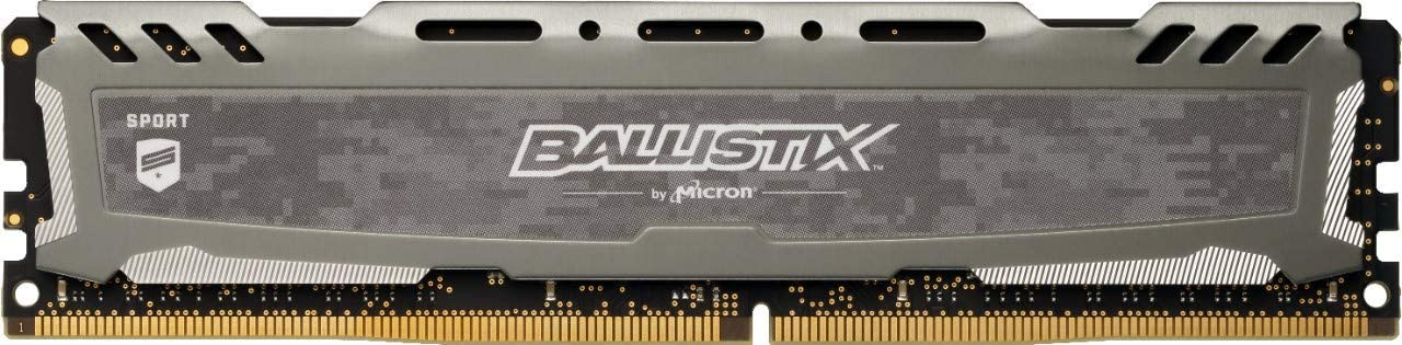 Crucial Ballistix Sport LT 8GB DDR4 2666MHz PC4-21300 288-Pin DIMM OEM  Desktop Memory BLS8G4D26BFSBK