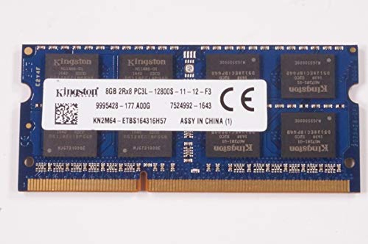 Kingston 8GB 1600MHz DDR3 PC3-12800 SODIMM Laptop Memory KN2M64-ETBS
