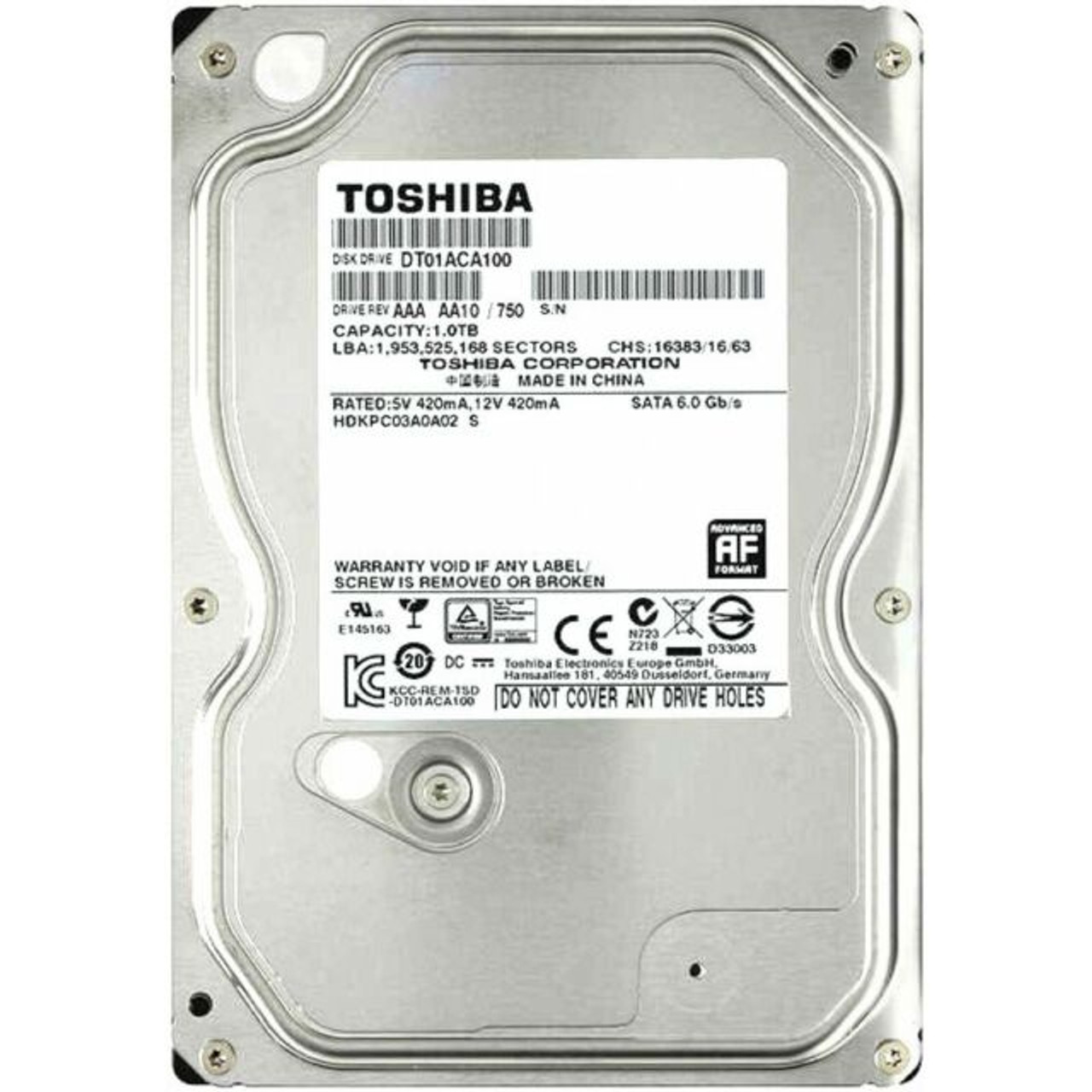 オンラインショップ】 TOSHIBA 内蔵用ハードディスク 3.5インチ 1TB