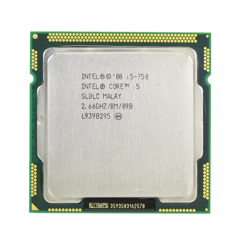 Intel Core i5-750 (8M Cache， 2.66 GHz) Intel Core i5-750 Computer