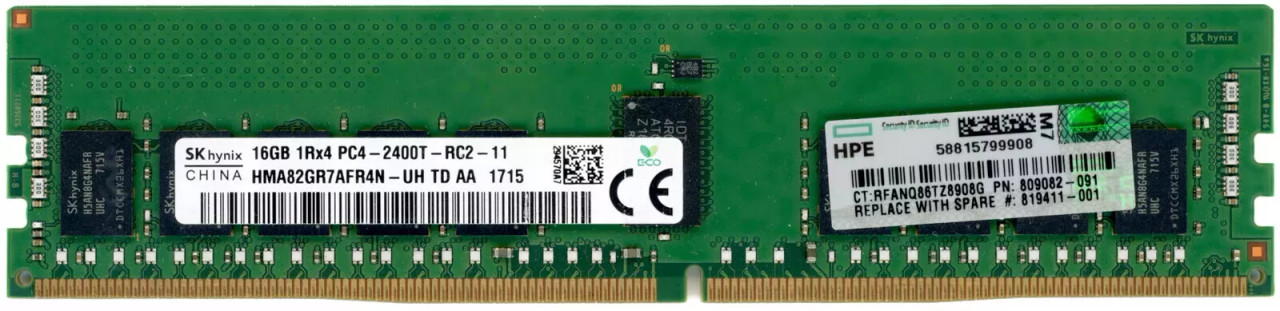 SK hynix 16GB PC4-2400T-RC2-11 メモリー Hynix HMA82GR7AFR4N-UH 2x16GB 1RX4 PC4-2400T-RC2-11 DDR4 Server