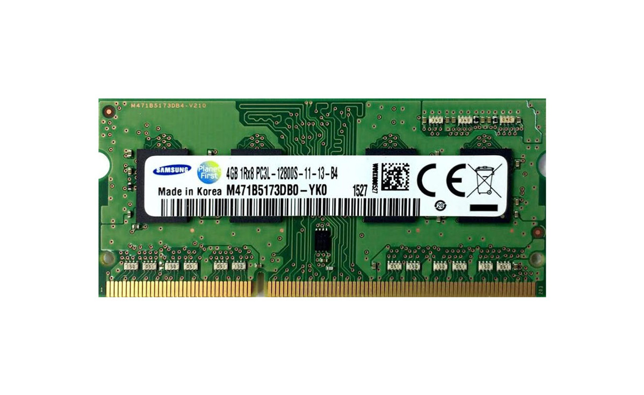 Samsung 4GB 1600MHz DDR3 PC3-12800 204-Pin SoDimm M471B5173DB0-YK0