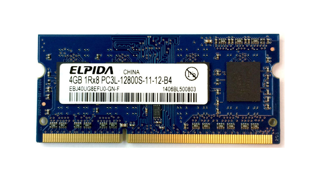 Elpida EBJ40UG8EFU0-GN-F 4GB DDR3 1600MHz Laptop Memory