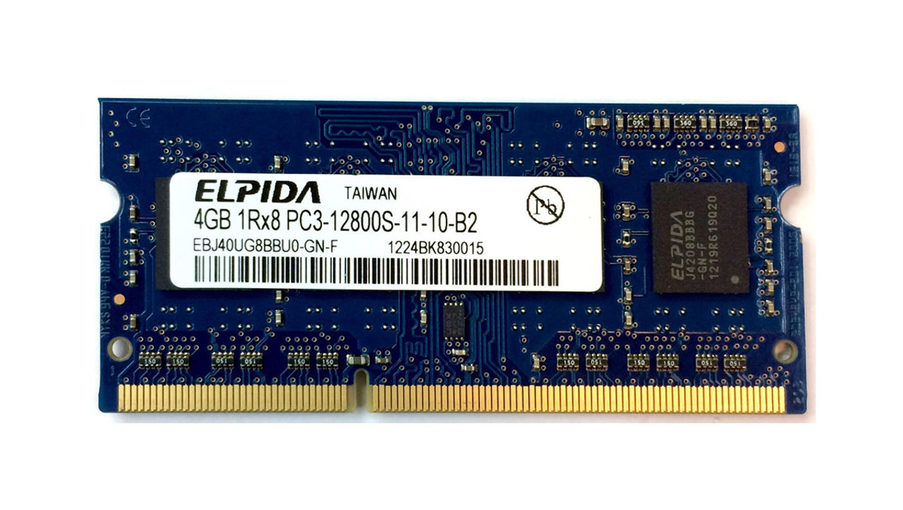 Elpida Ebj40ug8bbu0 Gn F 4gb Ddr3 1600mhz Laptop Memory