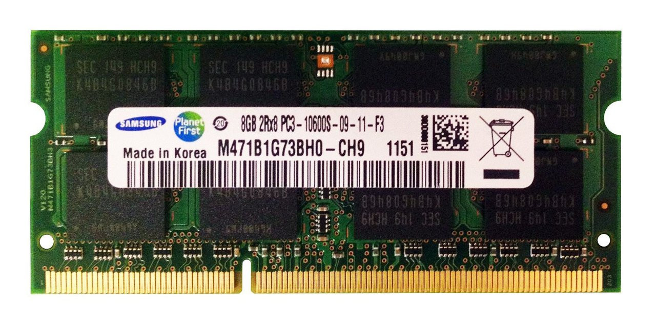 Samsung M471b1g73bh0 Ch9 8gb Ddr3 1333mhz Laptop Memory