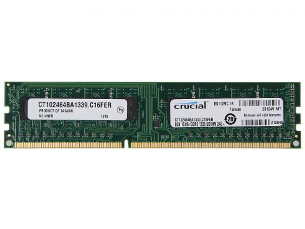 CT102464BA1339 8GB DDR3 1333MHz Desktop Memory