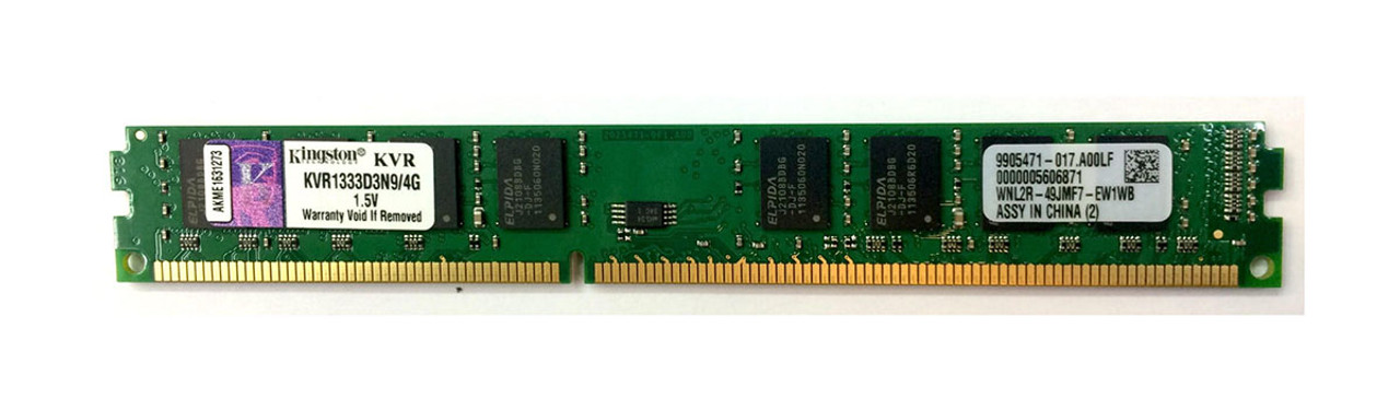 Kingston KVR1333D3N9/4G 4GB DDR3 1333MHz Desktop Memory