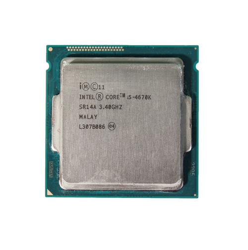 Intel Core i5-4670K 3.40GHz Socket 1150 Haswell OEM Desktop CPU SR14A CM8064601464506