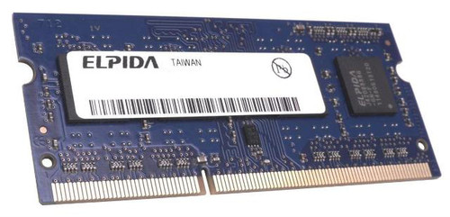 Elpida 8GB 1333MHz DDR3 PC3-10600 non-ECC Unbuffered SoDIMM Dual Rank OEM Memory EBJ81UG8BAS0-DJ