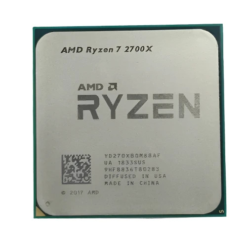 AMD Ryzen 7 2700X 3.70GHz Socket-AM4 Desktop OEM CPU YD270XBGM88AF