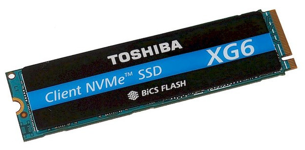 Toshiba XG6 Series 1TB TLC PCIe 3.0 x4 NVMe M.2 2280 OEM Internal