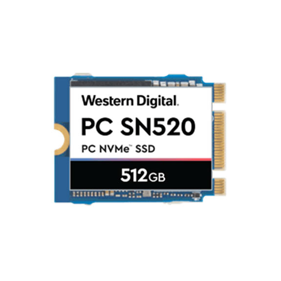 WD PC SN520 Series 512GB TLC PCIe 3.0 x2 NVMe M.2 2230 OEM