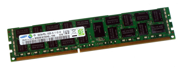 Samsung 8GB DDR3 1333MHz PC3-10600 ECC Registered DIMM Dual Rank Server Memory M393B1K70DH0-YH9