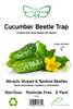 VivaTrap! Cucumber Beetle Trap & Lure 2 pack VT-103 195893327850