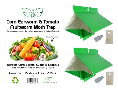 VivaTrap VT-101 Corn Earworm and Tomato Fruitworm Trap 2 Pack 195893968961